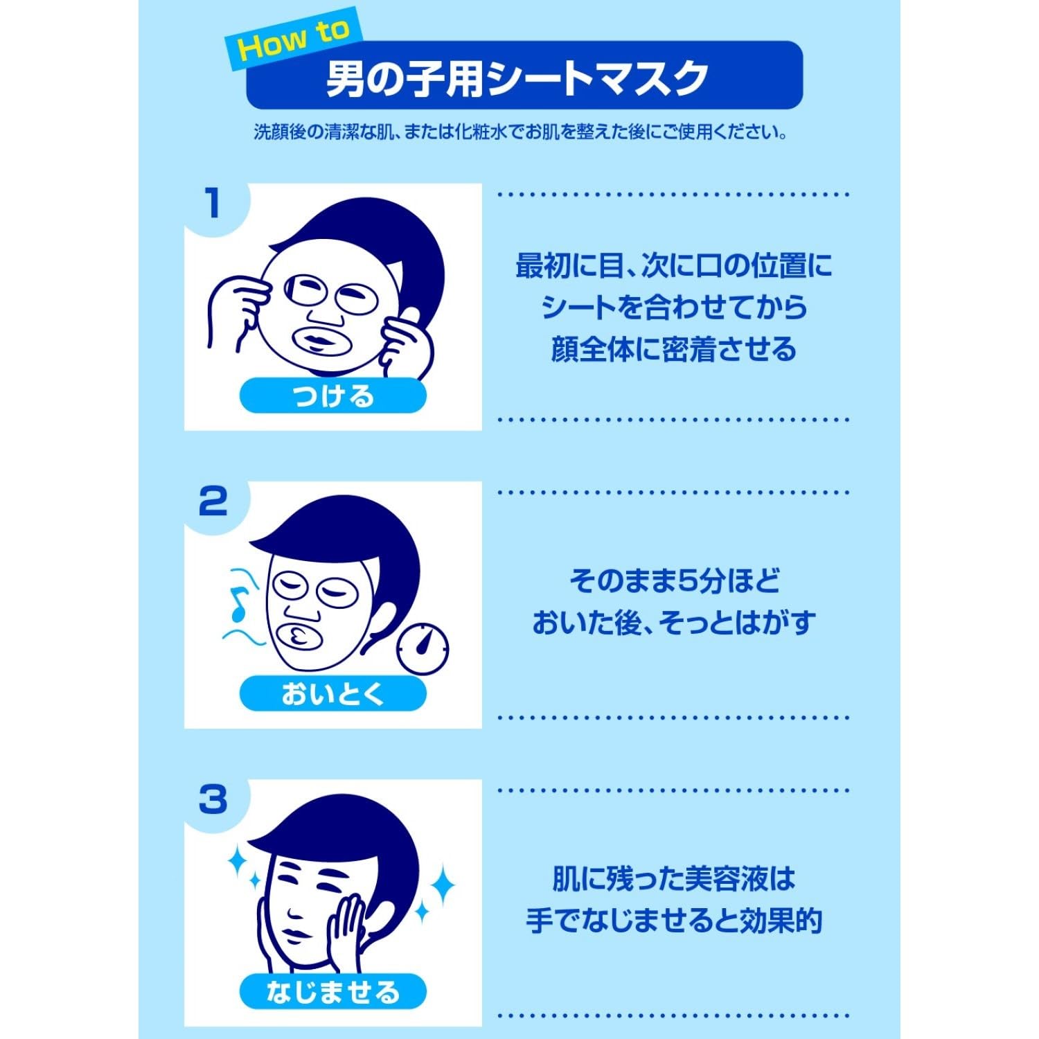 Amazon.co.jp: Keana Nadeko Boys Sheet Mask Pore Tightening Men's
